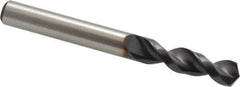 Accupro - 0.3504" 130° Parabolic Flute Cobalt Screw Machine Drill Bit - TiAlN Finish, Right Hand Cut, 1.575" Flute Length, 3.307" OAL, Split Point, Straight Shank - Apex Tool & Supply
