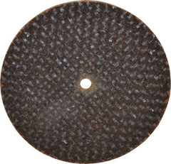 Norton - 2" 60 Grit Aluminum Oxide Cutoff Wheel - 0.06" Thick, 1/8" Arbor, 30,560 Max RPM, Use with Die Grinders - Apex Tool & Supply