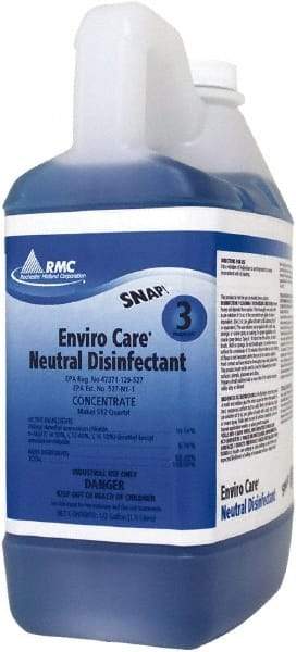 Rochester Midland Corporation - 0.5 Gal Bottle All-Purpose Cleaner - Liquid, Disinfectant, Floral - Apex Tool & Supply
