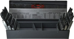 Interstate - 1/16 to 1/2", 118° Point, Oxide Finish, High Speed Steel Screw Machine Length Drill Bit Set - Apex Tool & Supply