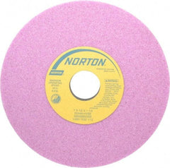 Norton - 7" Diam x 1-1/4" Hole x 1/2" Thick, H Hardness, 46 Grit Surface Grinding Wheel - Aluminum Oxide, Type 1, Coarse Grade, 3,600 Max RPM, Vitrified Bond, No Recess - Apex Tool & Supply