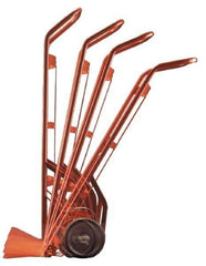 Wesco Industrial Products - 600 Lb Capacity 50" OAH Hand Truck - Swept Back Handle, Steel, Pneumatic Wheels - Apex Tool & Supply