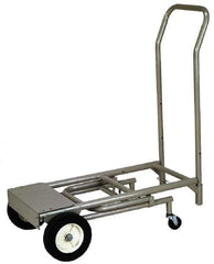 Wesco Industrial Products - 400 Lb Capacity Hand Truck - Swept Back Handle, Steel, Semi-Pneumatic Wheels - Apex Tool & Supply