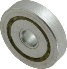 Value Collection - 1/4" Bore Diam, 1-1/16" OD, Open Unground Full Complement Radial Ball Bearing - 1/4" Wide, 1 Row, Round Bore, 484 Lb Dynamic Capacity - Apex Tool & Supply