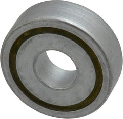 Value Collection - 1/2" Bore Diam, 1-3/8" OD, Open Unground Full Complement Radial Ball Bearing - 7/16" Wide, 1 Row, Round Bore, 769 Lb Dynamic Capacity - Apex Tool & Supply