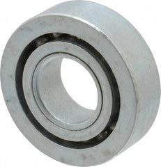 Value Collection - 5/8" Bore Diam, 1-1/2" OD, Open Unground Full Complement Radial Ball Bearing - 7/16" Wide, 1 Row, Round Bore, 769 Lb Dynamic Capacity - Apex Tool & Supply