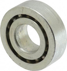 Value Collection - 3/4" Bore Diam, 1-3/4" OD, Open Unground Full Complement Radial Ball Bearing - 9/16" Wide, 1 Row, Round Bore, 1,187 Lb Dynamic Capacity - Apex Tool & Supply