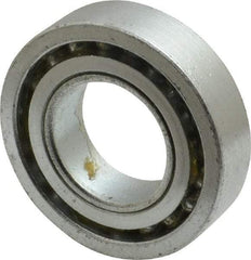 Value Collection - 1" Bore Diam, 2" OD, Open Unground Full Complement Radial Ball Bearing - 1/2" Wide, 1 Row, Round Bore, 1,384 Lb Dynamic Capacity - Apex Tool & Supply