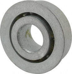 Value Collection - 3/8" Bore Diam, 29/32" OD, Open Unground Full Complement Radial Ball Bearing - With Flange, 1 Row, Round Bore, 356 Lb Dynamic Capacity - Apex Tool & Supply