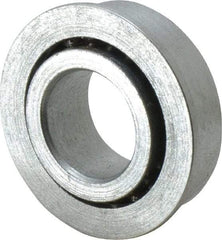 Value Collection - 5/8" Bore Diam, 1-1/4" OD, Open Unground Full Complement Radial Ball Bearing - With Flange, 1 Row, Round Bore, 594 Lb Dynamic Capacity - Apex Tool & Supply