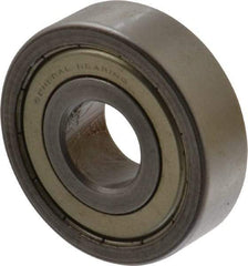 Value Collection - 5/8" Bore Diam, 1-3/4" OD, Double Shield Unground Retainer Type Radial Ball Bearing - 1/2" Wide, 1 Row, Round Bore, 1,171 Lb Dynamic Capacity - Apex Tool & Supply