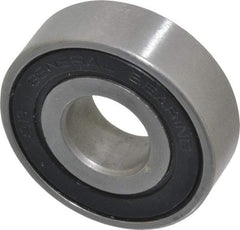 Value Collection - 5/8" Bore Diam, 1-5/8" OD, Double Seal Unground Retainer Type Radial Ball Bearing - 1/2" Wide, 1 Row, Round Bore, 1,171 Lb Dynamic Capacity - Apex Tool & Supply