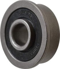 Value Collection - 5/16" Bore Diam, 7/8" OD, Double Seal Unground Retainer Type Radial Ball Bearing - With Flange, 1 Row, Round Bore, 450 Lb Dynamic Capacity - Apex Tool & Supply