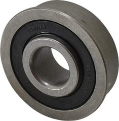 Value Collection - 1/2" Bore Diam, 1-3/8" OD, Double Seal Unground Retainer Type Radial Ball Bearing - With Flange, 1 Row, Round Bore, 915 Lb Dynamic Capacity - Apex Tool & Supply