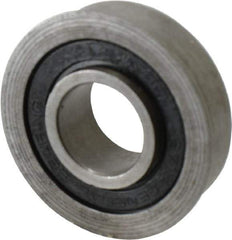 Value Collection - 3/4" Bore Diam, 1-3/4" OD, Double Seal Unground Retainer Type Radial Ball Bearing - With Flange, 1 Row, Round Bore, 1,171 Lb Dynamic Capacity - Apex Tool & Supply