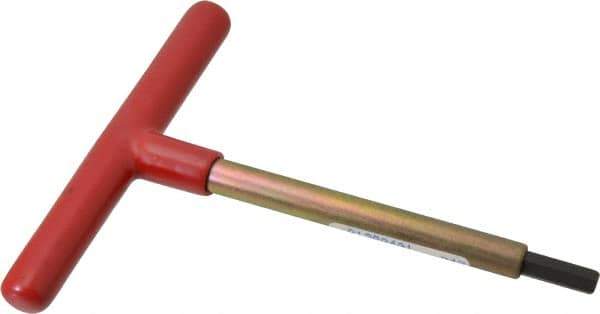 Made in USA - 5/16" Hex, T-Handle, Hex Key - 6" OAL, Chromalloy Steel, Inch System of Measurement - Apex Tool & Supply
