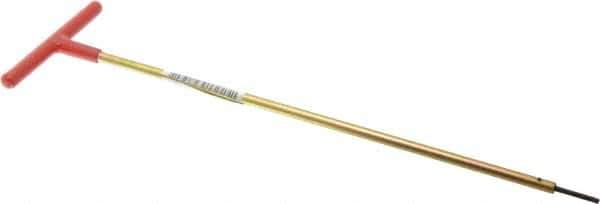 Made in USA - 7/64" Hex, T-Handle, Hex Key - 12" OAL, Chromalloy Steel, Inch System of Measurement - Apex Tool & Supply