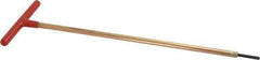 Made in USA - 5/32" Hex, T-Handle, Hex Key - 12" OAL, Chromalloy Steel, Inch System of Measurement - Apex Tool & Supply