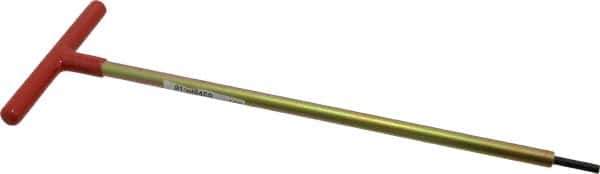Made in USA - 3/16" Hex, T-Handle, Hex Key - 12" OAL, Chromalloy Steel, Inch System of Measurement - Apex Tool & Supply
