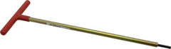 Made in USA - 3/16" Hex, T-Handle, Hex Key - 12" OAL, Chromalloy Steel, Inch System of Measurement - Apex Tool & Supply