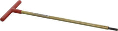 Made in USA - 7/32" Hex, T-Handle, Hex Key - 12" OAL, Chromalloy Steel, Inch System of Measurement - Apex Tool & Supply