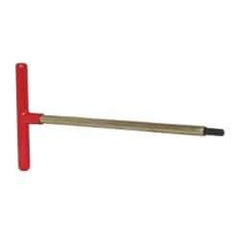 Made in USA - 5/16" Hex, T-Handle, Hex Key - 12" OAL, Chromalloy Steel, Inch System of Measurement - Apex Tool & Supply