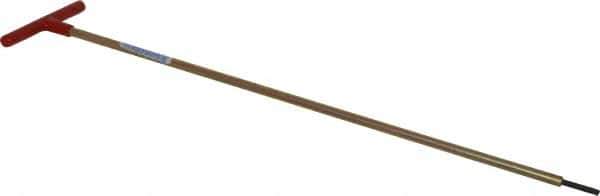 Made in USA - 5/32" Hex, T-Handle, Hex Key - 18" OAL, Chromalloy Steel, Inch System of Measurement - Apex Tool & Supply