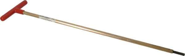 Made in USA - 7/32" Hex, T-Handle, Hex Key - 18" OAL, Chromalloy Steel, Inch System of Measurement - Apex Tool & Supply