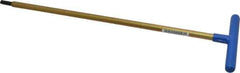 Made in USA - 8mm Hex, T-Handle, Hex Key - 18" OAL, Chromalloy Steel, Metric System of Measurement - Apex Tool & Supply