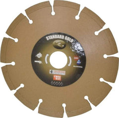 Core Cut - 6" Diam, 20mm Arbor Hole Diam, Wet & Dry Cut Saw Blade - Diamond-Tipped, Standard Round Arbor - Apex Tool & Supply