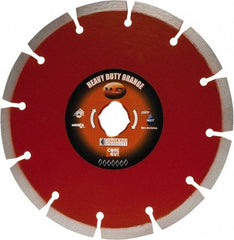 Core Cut - 7" Diam, 20mm Arbor Hole Diam, Wet & Dry Cut Saw Blade - Diamond-Tipped, Standard Round Arbor - Apex Tool & Supply