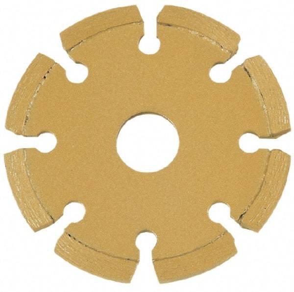 Core Cut - 8" Diam, 20mm Arbor Hole Diam, Wet & Dry Cut Saw Blade - Diamond-Tipped, Standard Round Arbor - Apex Tool & Supply