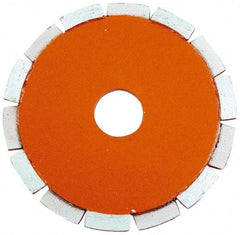 Core Cut - 5" Diam, 20mm Arbor Hole Diam, Wet & Dry Cut Saw Blade - Diamond-Tipped, Standard Round Arbor - Apex Tool & Supply