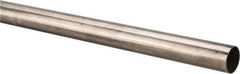 Made in USA - 6' Long, 1" OD, 304 Stainless Steel Tube - 0.035" Wall Thickness - Apex Tool & Supply