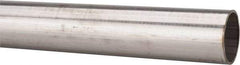 Made in USA - 6' Long, 1-1/2" OD, 304 Stainless Steel Tube - 0.065" Wall Thickness - Apex Tool & Supply