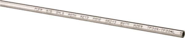 Value Collection - 6' Long, 5/16" OD, 304 Stainless Steel Tube - 0.035" Wall Thickness - Apex Tool & Supply