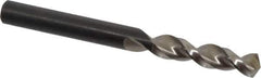 Walter-Titex - 0.2717" 130° Parabolic Flute Vanadium High Speed Steel Screw Machine Drill Bit - Bright Finish, Right Hand Cut, 34mm Flute Length, 2-29/32" OAL, Split Point, Straight Shank - Apex Tool & Supply