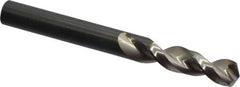 Walter-Titex - 0.3268" 130° Parabolic Flute Vanadium High Speed Steel Screw Machine Drill Bit - Bright Finish, Right Hand Cut, 1-7/16" Flute Length, 3-1/8" OAL, Split Point, Straight Shank - Apex Tool & Supply