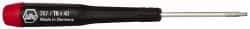 Wiha - T6 Torx Driver - 1-9/16" Blade Length, 4-3/4" OAL, Tapered Handle - Apex Tool & Supply