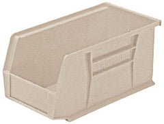 Akro-Mils - 30 Lb. Load Capacity, 10-7/8" Deep, Gray Polymer Hopper Stacking Bin - 5" High x 5-1/2" Wide x 10-7/8" Long - Apex Tool & Supply