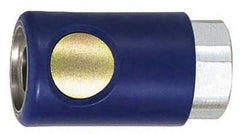 Prevost - 3/8 Female NPT ARO Pneumatic Hose Coupler - Composite, 1/4" Body Diam - Apex Tool & Supply
