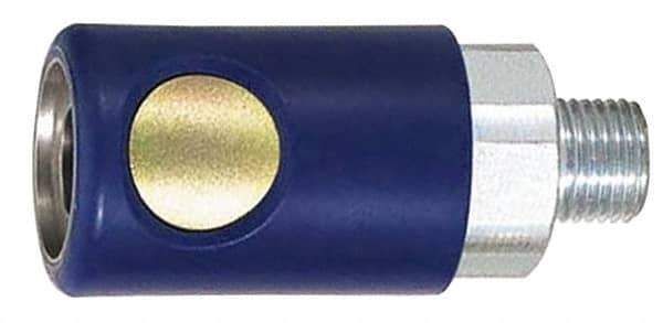 Prevost - 3/8 Male NPT ARO Pneumatic Hose Coupler - Composite, 1/4" Body Diam - Apex Tool & Supply