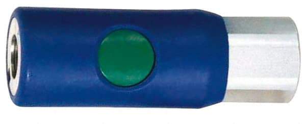 Prevost - 3/8 Female NPT European High Flow Pneumatic Hose Coupler - Composite, 7.2mm Body Diam - Apex Tool & Supply