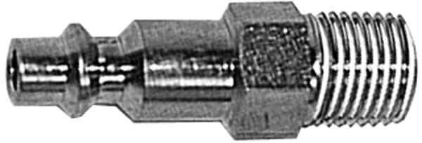 Prevost - 3/8 Male NPT Industrial Pneumatic Hose Connector - Composite, 1/4" Body Diam - Apex Tool & Supply