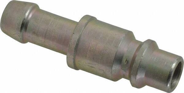 Prevost - Hose Barb Industrial Pneumatic Hose Plug For Hose - Zinc-Plated Nitrited Steel, 3/8" Body Diam, 3/8" Hose ID - Apex Tool & Supply