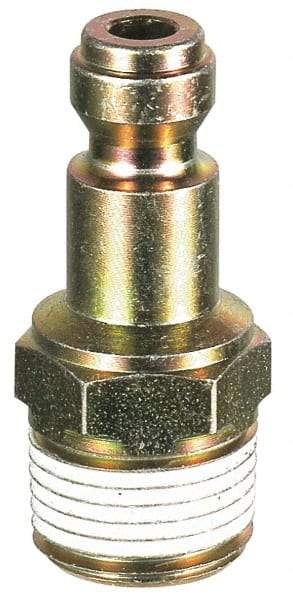 Prevost - 3/8 Male NPT Tru-Flate Automotive Pneumatic Hose Connector - Composite, 1/4" Body Diam - Apex Tool & Supply
