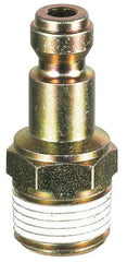 Prevost - 3/8 Male NPT Tru-Flate Automotive Pneumatic Hose Connector - Composite, 1/4" Body Diam - Apex Tool & Supply