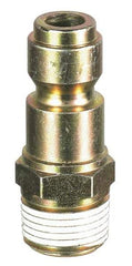 Prevost - 1/2 Male NPT Tru-Flate Automotive Pneumatic Hose Connector - Composite, 3/8" Body Diam - Apex Tool & Supply