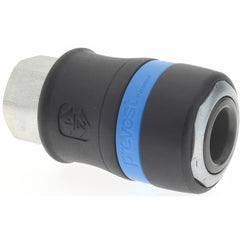 Prevost - 1/2 Female NPT Industrial Pneumatic Hose Safety Coupler - Apex Tool & Supply