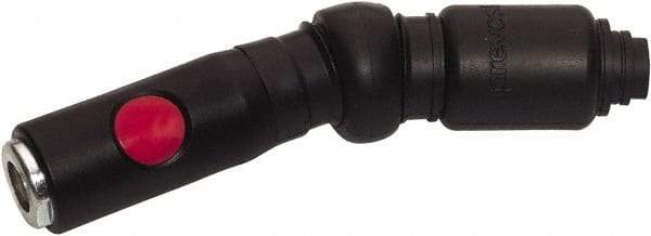 Prevost - 3/8 Swivel NPT Tru-Flate Automotive Pneumatic Hose Safety Coupler - Composite, 3/8" Body Diam - Apex Tool & Supply